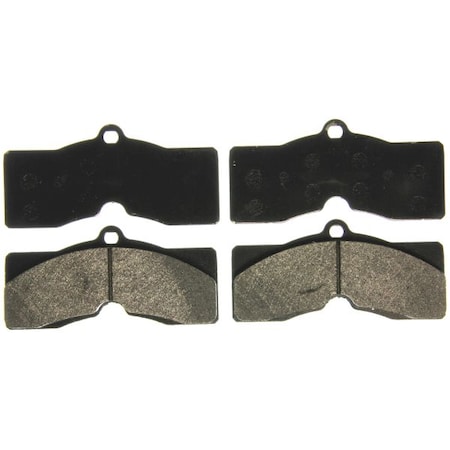 Wagner Brakes Semi-Met Disc Pad Set, Zx8 ZX8